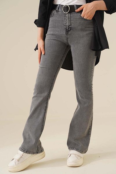 Trn JNS Tanya Smoked Snow Wash Flare Leg Lycra Flare Jeans Τζιν παντελόνι Συλλέκτης
