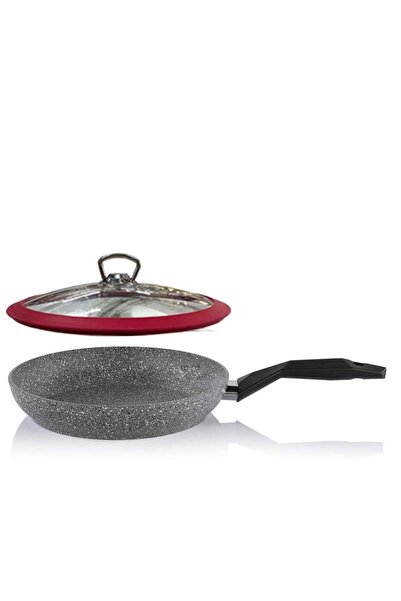 Schafer Cory Granite 24 Cm Red Silicone Pan with Lid