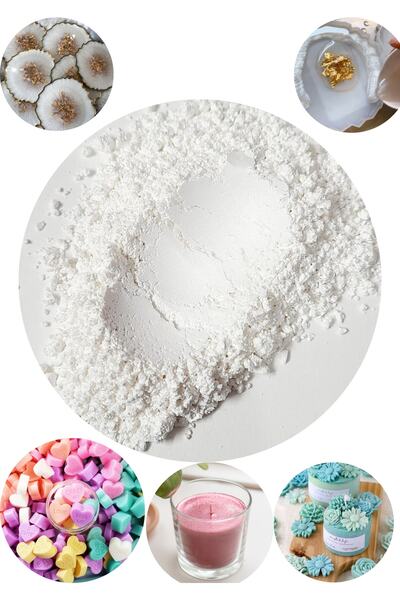 Sirius Hobi Epoksi Reçine Mica Powder İnci Sedefli Pigment 4-5 gr Pearl White