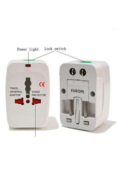 Powermaster محول سفر عالمي متعدد المقابس، أمريكي إنجليزي، دبي، المملكة العربية السعودية