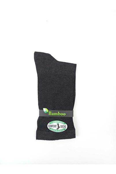 hefox 4 Pairs of Men's Elegant Elasticless, Toe Seamless Bamboo Diabetic Premium Candy Socks