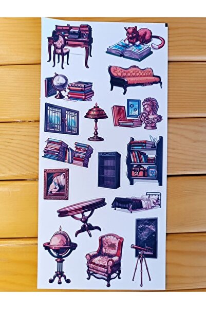 EyER Shoping Αυτοκόλλητο vintage για έπιπλα αντίκες, κατάλληλο για Bullet Jou...