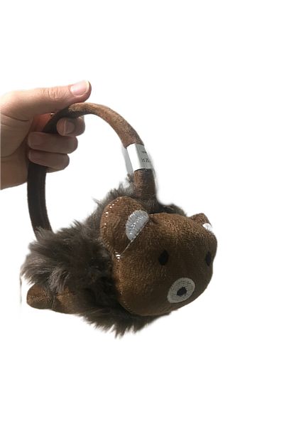 BTL STORE New Fashion Cute Fluffy Furry Plush Cashmere Toy Headphone Children/unisex