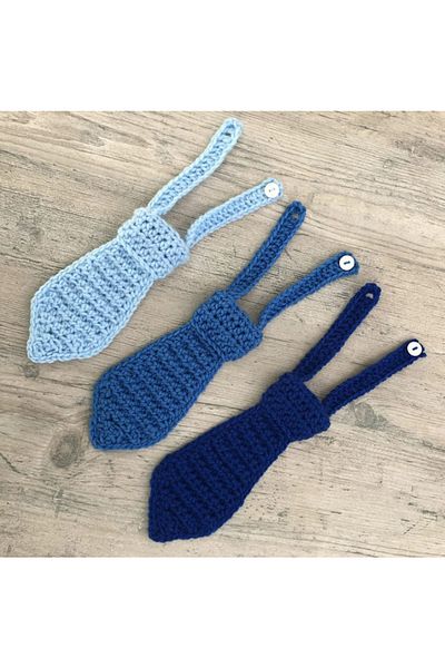 ayörme Organic Knitted Cat Dog Neck Collar Tie Tailored
