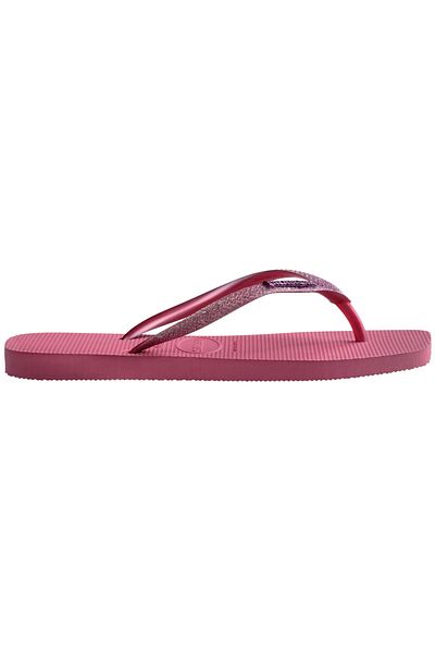 Havaianas Pile. Square Glıtter Velvet Rose Women's Flip Flops