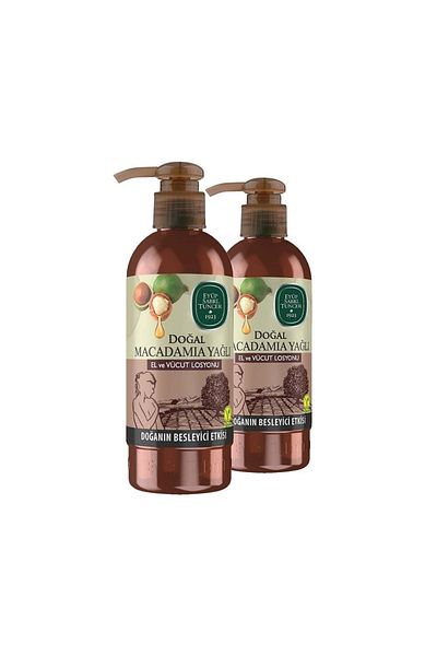 Eyüp Sabri Tuncer 250 Ml x 2 Natural Macadamia Oil Hand and Body Lotion