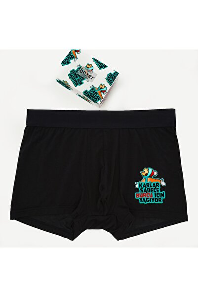 modacix Karlar Sadece Senin Için Yağıyor Boxer-isim