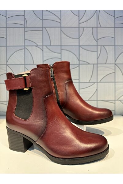 Riccardo Colli 5744 Ghete de damă din piele naturală, cu fermoar, cu toc eleg...