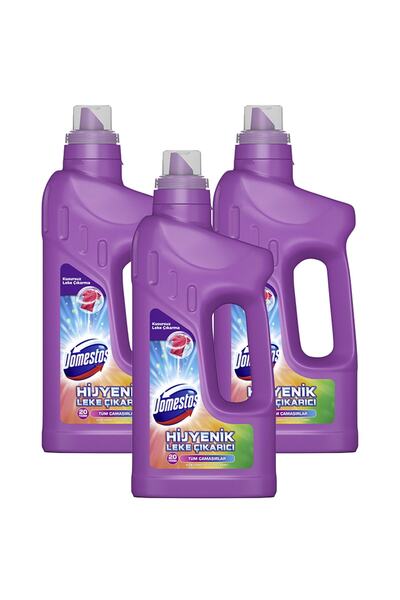 Domestos Tüm Renkler Için Hijyenik Sıvı Leke Çıkarıcı 1000 Ml X 3 Adet