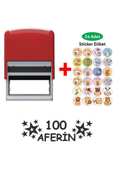Baskı Life Kendinden Mürekkepli Öğretmen Kaşesi Aferin Kaşesi Bl-17