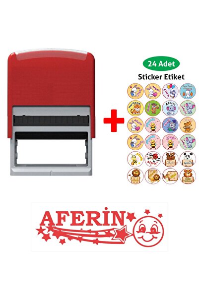 Baskı Life Kendinden Mürekkepli Öğretmen Kaşesi Aferin Kaşesi Bl-55