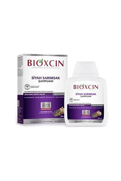 Bioxcin 300 Ml Anti-Hair Loss Black Garlic Shampoo -vb810