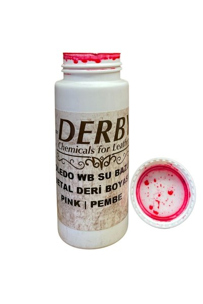 ipekbazaar Pembe Doledo Vejetal Deri Boyası 100 ml Vaketa Deri Hobi Eskitme B...