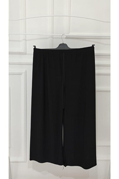 FATELLA Ženske ležerne pantalone sa elastičnim strukom i širokim nogavicama S...