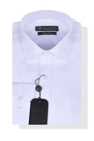 BAGGI Men's Cotton Classic Shirt - Slim Fit Cut