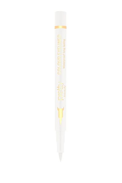 Pretty Beauty Colored Eyeliner Thick Tip White