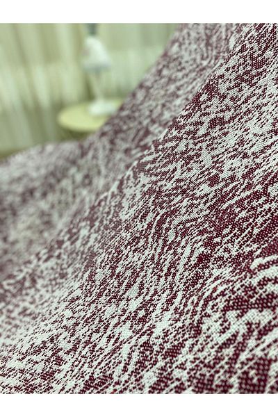 Özlü Home Arm Covering Luxury Cotton Sofa-Sofa Bed Cover Anti-Sweat Anti-Slip Anti-Collect 170X350 Claret Red
