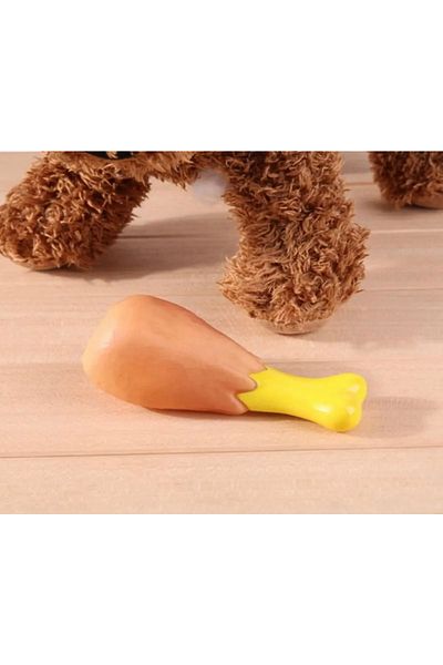 KÜÇÜK EW Cute Educational Fun Chicken Buddha Sound Toy for Dogs - 1 Piece