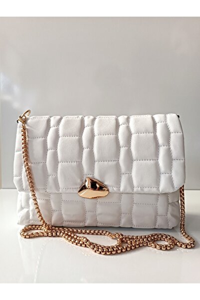 MAC&MOS Жіноча біла сумка через плече