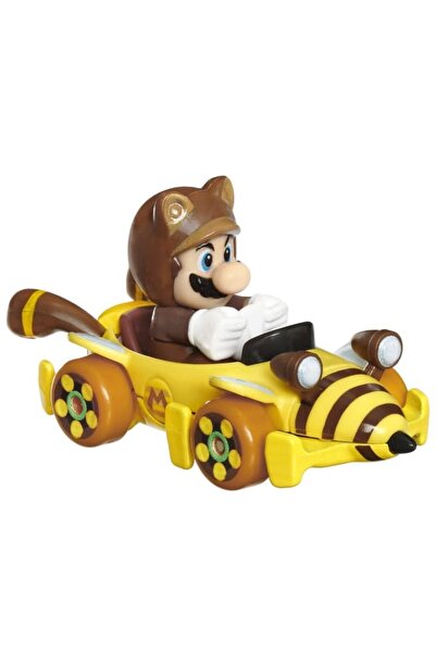 HOT WHEELS Mario Kart Karakter Araç Tanooki Mario Gbg25-hdb31