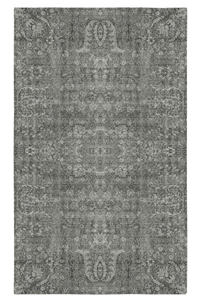 Rugs Modern Halı Mira 2124 Vintage Siyah Gri Dokuma Taban Halı