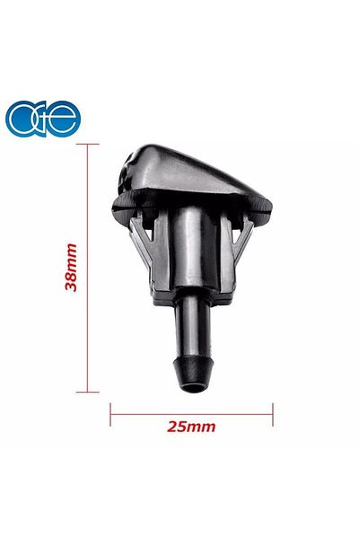 MEPARTS Hyundai Elantra Windshield Water Fountain Nozzle Double Set 99 - 05