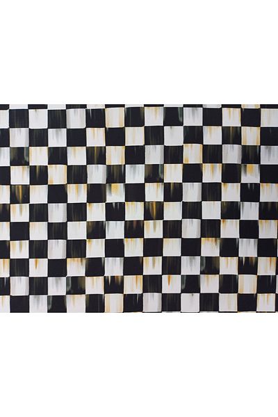 stay home Digital Printing Checkerboard Pattern Runner 40x130