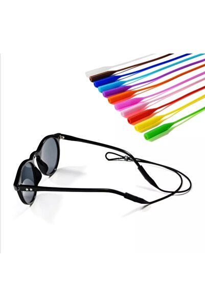 Bizzarini سلسلة نظارات سيليكون بإبزيم (أسود)