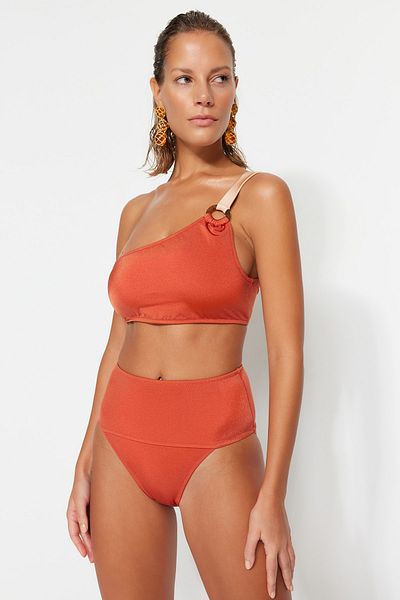 Trendyol Collection Cinnamon High Waist Bikin Bottom TBESS22BA0089