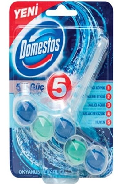 Domestos Wc Blok 5'li Güç Okyanus Ferahlığı 55 G