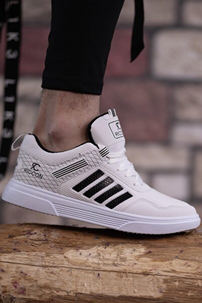 Riccon Ανδρικά Sneakers001222 Λευκό Μαύρο
