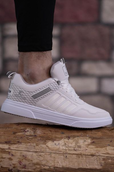 Riccon Ανδρικά Sneakers001222 Λευκό Λευκό