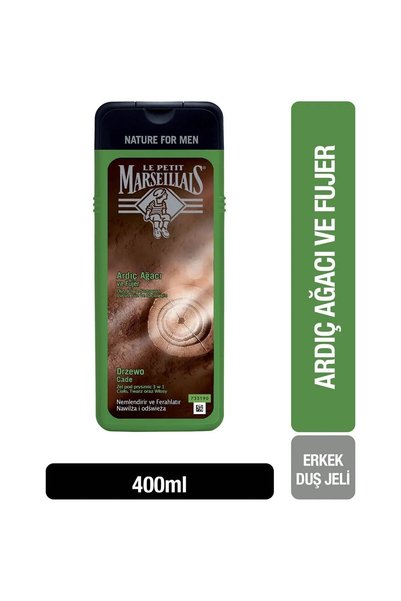 Le Petit Marseillais Juniper Tree and Fuser Shower Gel 400 Ml for Men