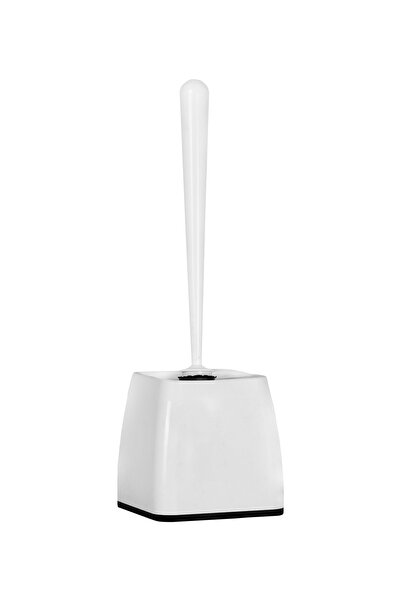 Melis Plastik مجموعة فرشاة بيضاء بطرف سيليكون مضاد للبكتيريا