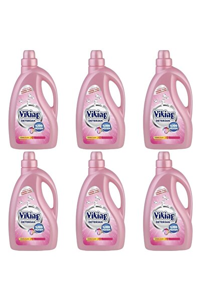 Viking Sıvı Çamaşır Deterjanı Renkliler 16,2 Lt 6 Adet