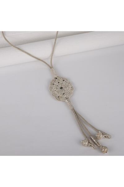 bestmysilver Kadın Gümüş Kazaziye Kolye