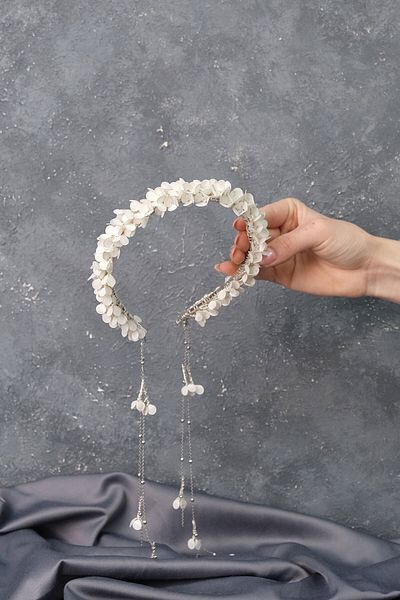 Hobigram Coroană de mireasă cu henna și coroană de mireasă cu design special Savin alb – Coroană, piatră de cristal, model elegant, coroană de mireasă – Ta
