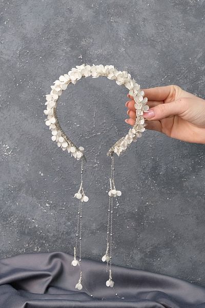 Hobigram Coroană de mireasă cu henna și coroană de mireasă cu design special Savin alb – Coroană, piatră de cristal, model elegant, coroană de mireasă – Ta