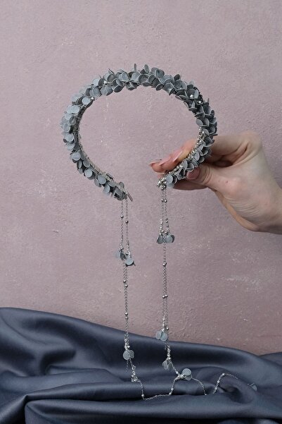 FdayAksesuar Accesoriu de mireasă gri deschis Savin Mineli cu design special,...