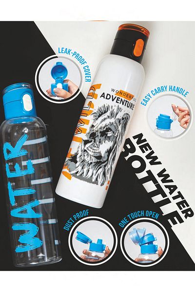 krommet 500 Cc Automatic Flask with Lid - Dino Club