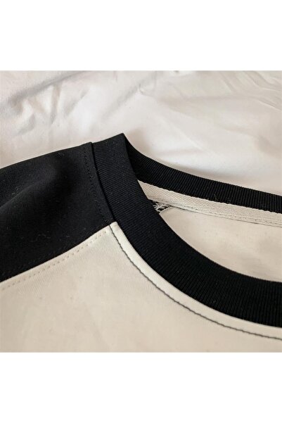 Touz Radiohead Face з принтом Raglan Sleeve Біла унісекс oversize футболка