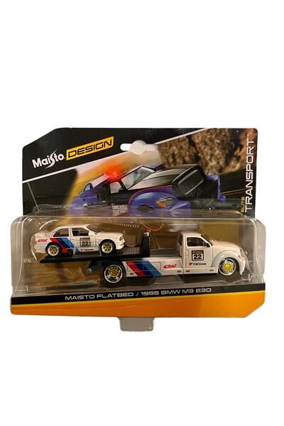 Maisto Maista Flatbed 1988 Bmw M3 E30