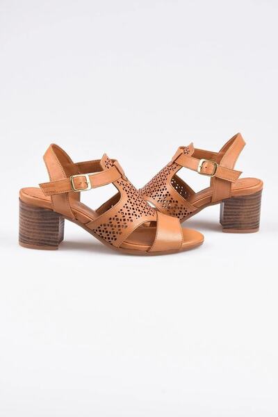 Venüs 1857209y Women's Heeled Sandals Shoes Tan