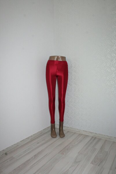 NUR TEKSTİL Kadın Bordo Toparlayıcı Tayt