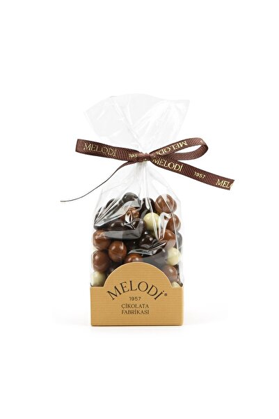 Melodi Çikolata Mini Kahve Çekirdekli 150g Sütlü-Bitter-Beyaz Çikolatalı- Ikr...