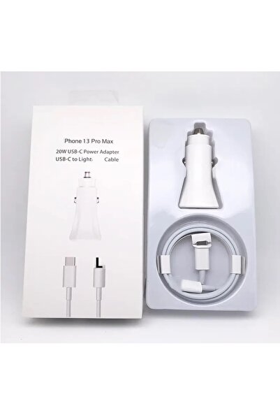 RUGGED Iphone Uyumlu 20w Araç Çakmaklık Şarj Aleti 11-12-13-14 Ligtning Tüm Telefonlara Uyumlu Type-c Çıkış