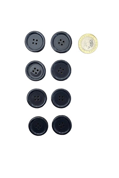 e tuhafiye 16 Pieces Dark Gray Coat, Jacket, Coat Button