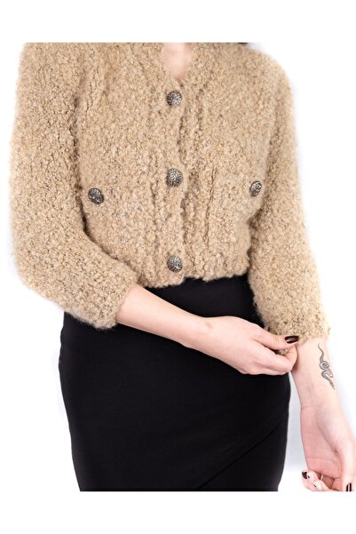 knitme Curly Alpaca - Alpaca Ve Yün Karışımlı Kıvırcık Dokulu Yumuşak Peluş Ip