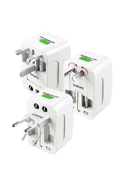 Powermaster Pm-2886 Universal Multiple Socket Converter Travel Adapter