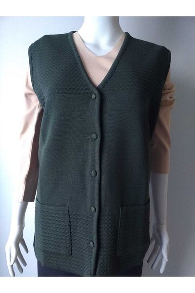 anne moda ankara 1. Quality, Wool Blended Winter Steel Knitted Knitwear Mother Vest